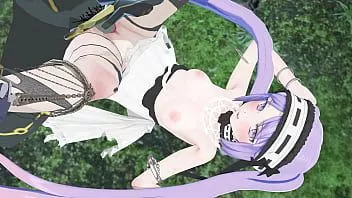 Oynat Ormandaki sevimli kız [4k, 60fps, 3d hentai oyunu, sansürsüz, ultra ayarlar]