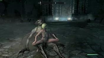 play Skyrim - meraud sang tabib ditiduri oleh gargoyle