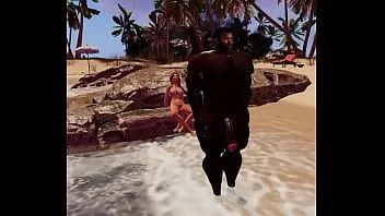 Putar Duane brown menembakkan bebannya pada pengagum pantai