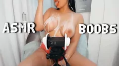 Reproducir ASMR Adoración intensa de tetas grandes y provocación con crema